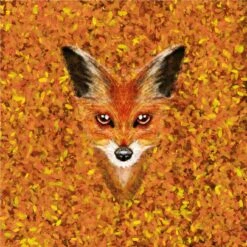 Dice Tray Autumn Fox -Bordspellen Winkel 1804511751
