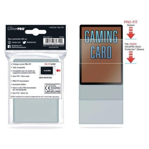 Ultra Pro-Fit Board Game Sleeves: Standard (64x89mm) - 100 Stuks -Bordspellen Winkel 1805558961