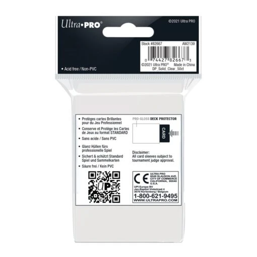 Ultra Pro Board Game Sleeves: Standard (66x91mm) - 50 Stuks -Bordspellen Winkel 1805561496