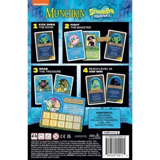 USAopoly Munchkin SpongeBob SquarePants -Bordspellen Winkel 1806539124