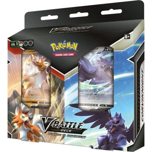 POKEMON Pokémon: V Battle Deck Bundle (Lycanroc V. Corviknight) -Bordspellen Winkel 1864732851