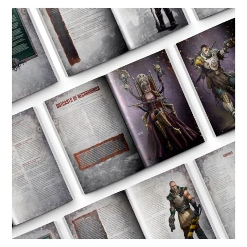 Necromunda: Book Of The Outcast -Bordspellen Winkel 1870548300