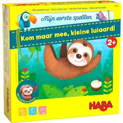 Mijn Eerste Spellen: Kom Maar Mee Luiaard (2+) -Bordspellen Winkel 1872273936