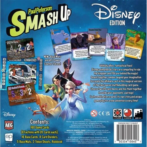 AEG Smash Up: Disney -Bordspellen Winkel 1925232318