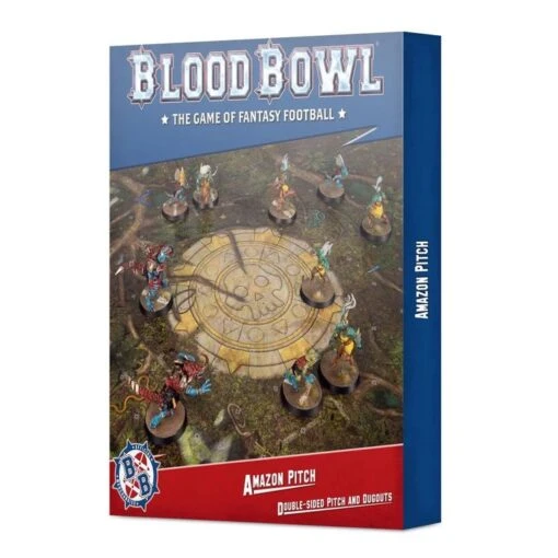 Blood Bowl: Double-sided Amazon Pitch And Dugout Set -Bordspellen Winkel 1925459676