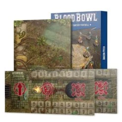Blood Bowl: Double-sided Amazon Pitch And Dugout Set -Bordspellen Winkel 1925459682
