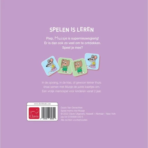 Speel Memo Met Muisje (2+) -Bordspellen Winkel 1943657859