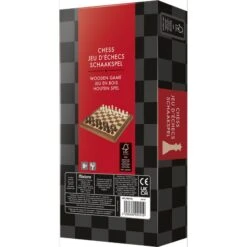 Houten Schaakspel (Opvouwbaar - 30 X 30cm) -Bordspellen Winkel 1943701293
