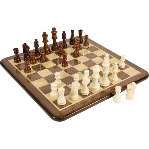 Houten Luxe Schaakspel (35x35 Cm) -Bordspellen Winkel 1943707512