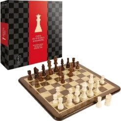 Houten Luxe Schaakspel (35x35 Cm) -Bordspellen Winkel 1943707515