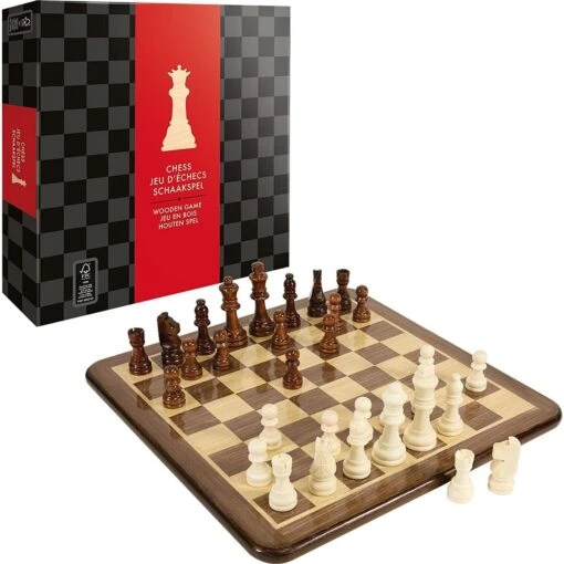 Houten Luxe Schaakspel (35x35 Cm) -Bordspellen Winkel 1943707515