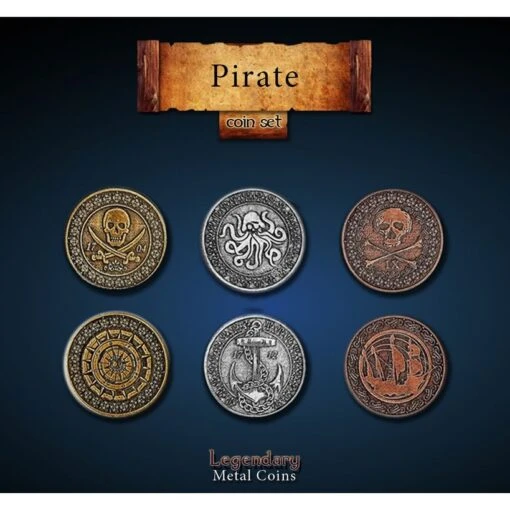 Metal Coins: Pirate -Bordspellen Winkel 1958183430