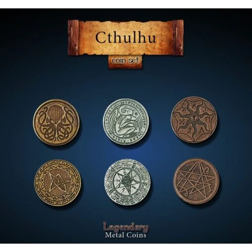 Metal Coins: Cthulhu -Bordspellen Winkel 1958184852