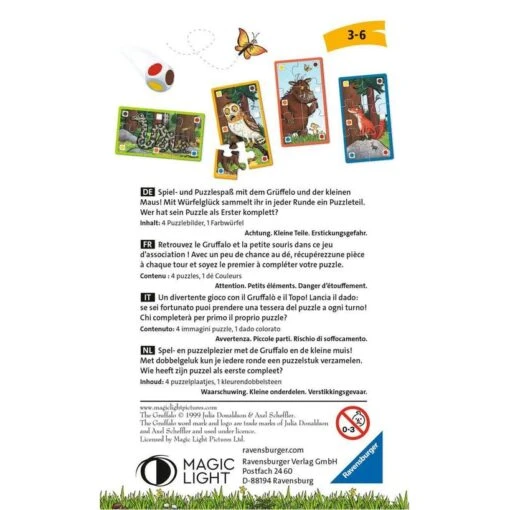 Ravensburger The Gruffalo: Dobbelpuzzel (3+) -Bordspellen Winkel 1966270671
