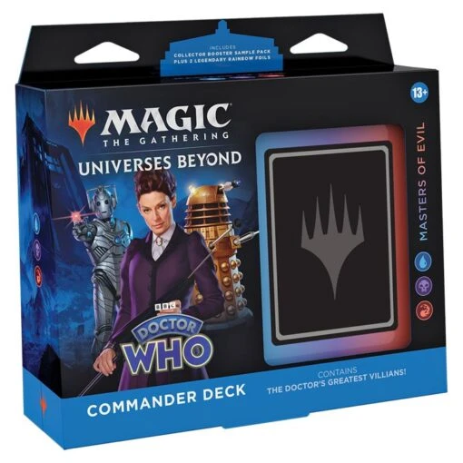 Wizards Of The Coast [PRE-ORDER] MTG: Doctor Who - Commander Deck (Masters Of Evil) -Bordspellen Winkel 1981451430