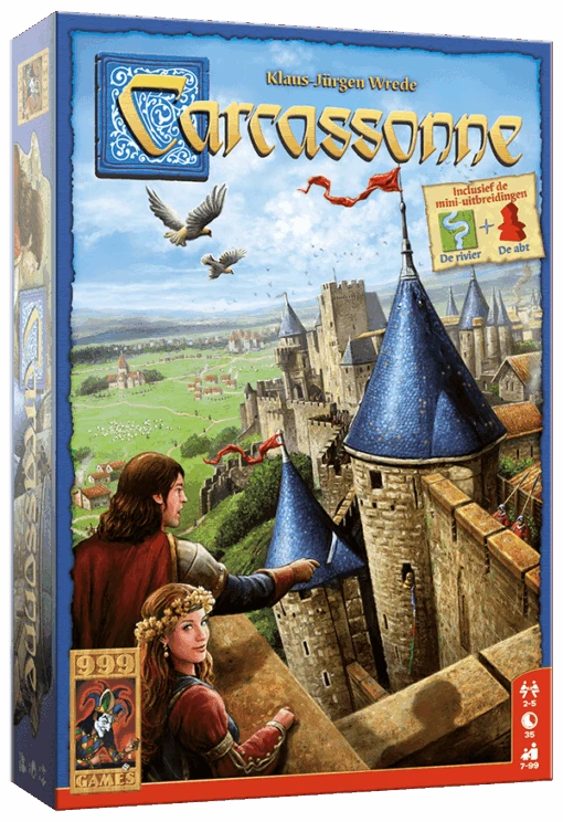 999 Games Carcassonne Basisspel -Bordspellen Winkel 357437921