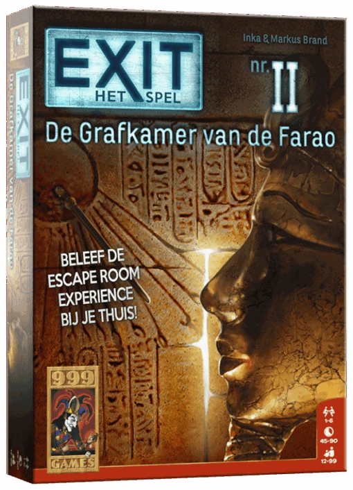 999 Games EXIT - De Grafkamer Van De Farao -Bordspellen Winkel 357510027