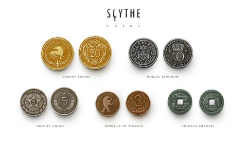 Stonemaier Games Scythe: Metal Coins -Bordspellen Winkel 363177211
