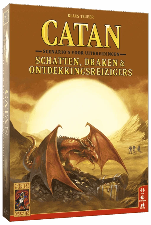 999 Games De Kolonisten Van Catan: Schatten, Draken & Ontdekkingsreizigers (Uitbreiding) -Bordspellen Winkel 402540887