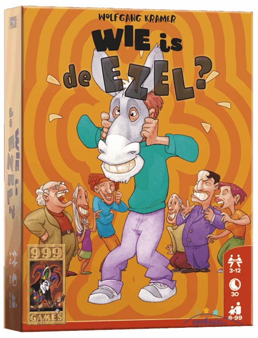 999 Games Wie Is De Ezel? -Bordspellen Winkel 506612102