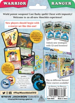 Steve Jackson Games Munchkin Collectible Card Game: Ranger & Warrior Starter Set -Bordspellen Winkel 544565109