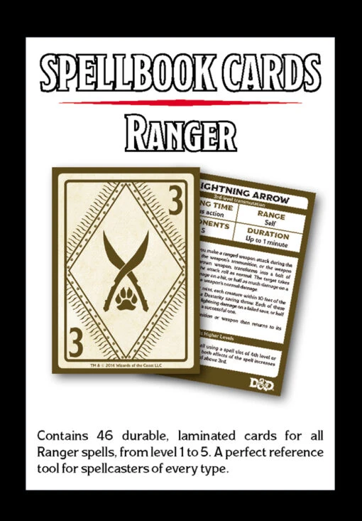 Dungeons & Dragons: Spellbook Cards - Ranger -Bordspellen Winkel 546518534