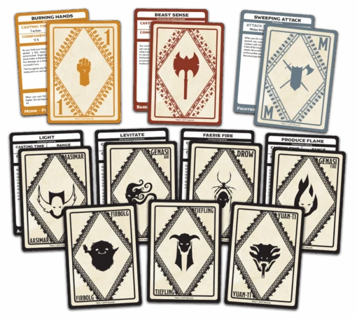 Dungeons & Dragons: Spellbook Cards - Martial Powers & Races -Bordspellen Winkel 546527124