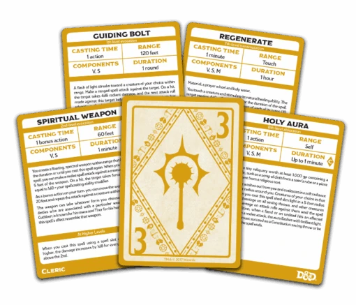 Wizards Of The Coast Dungeons & Dragons: Spellbook Cards - Cleric -Bordspellen Winkel 546528399