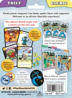 Steve Jackson Games Munchkin Collectible Card Game: Cleric & Thief Starter Set -Bordspellen Winkel 630379022