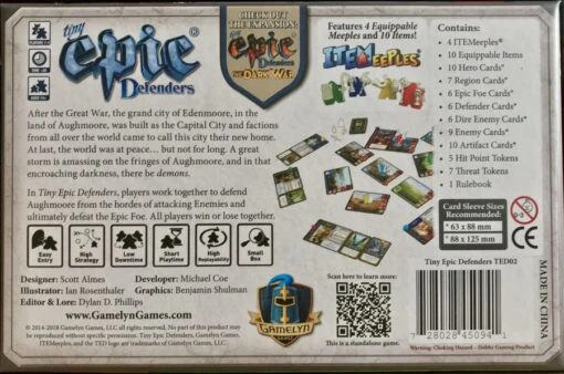 Tiny Epic Defenders (Second Edition) -Bordspellen Winkel 644581672