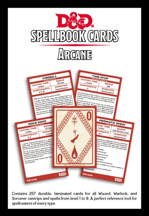Dungeons & Dragons: Spellbook Cards - Arcane -Bordspellen Winkel 675578860