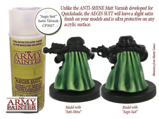 Aegis Suit Satin Varnish Spray (The Army Painter) -Bordspellen Winkel 692540406