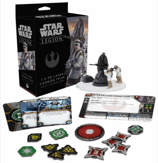 Fantasy Flight Games Star Wars Legion: 1.4 FD Laser Cannon Team Unit Expansion -Bordspellen Winkel 705978470