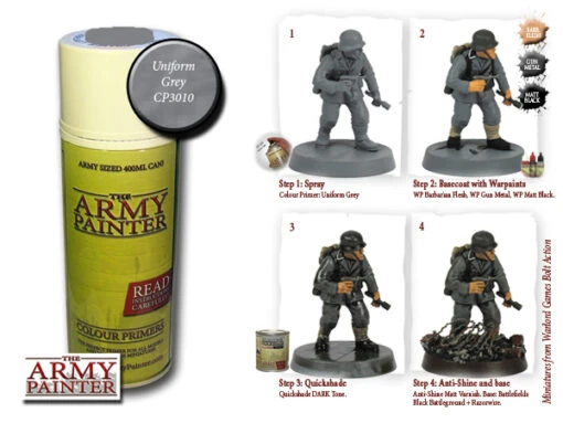 Colour Primer - Uniform Grey (The Army Painter) -Bordspellen Winkel 729910965