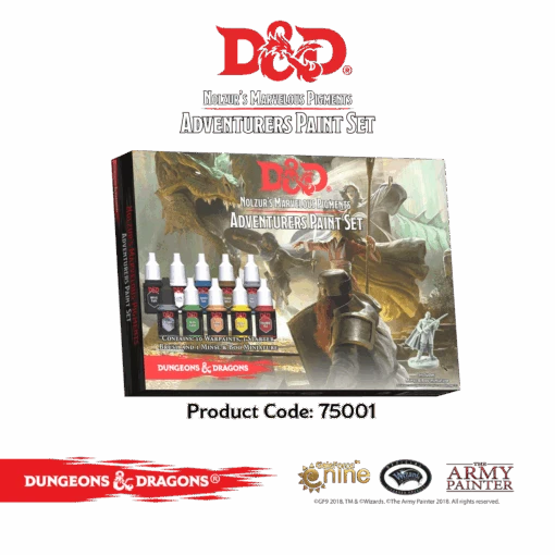 D&D Adventurers Paint Set (The Army Painter) -Bordspellen Winkel 779285300