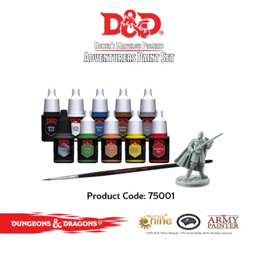 D&D Adventurers Paint Set (The Army Painter) -Bordspellen Winkel 779285305