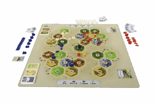 999 Games De Kolonisten Van Catan: Playmat (Desert) -Bordspellen Winkel 837432329