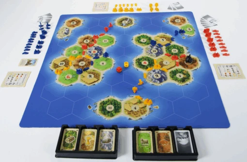 999 Games De Kolonisten Van Catan: Playmat (Islands) -Bordspellen Winkel 837471129