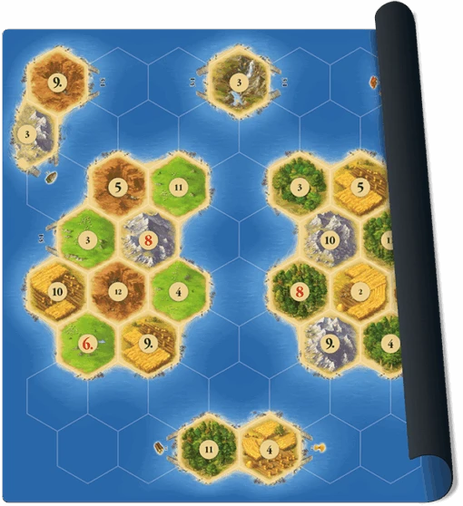 999 Games De Kolonisten Van Catan: Playmat (Islands) -Bordspellen Winkel 837471139