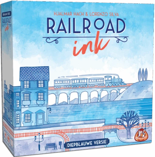 Railroad Ink [DIEPBLAUWE VERSIE] -Bordspellen Winkel 838738874
