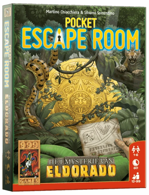 999 Games Pocket Escape Room: Het Mysterie Van Eldorado -Bordspellen Winkel 879079674