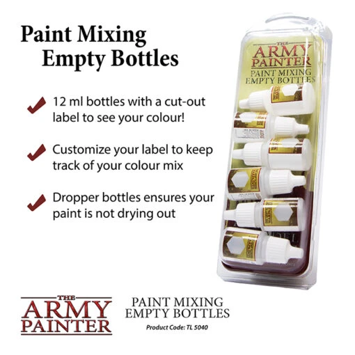 Paint Mixing Empty Bottles (The Army Painter) -Bordspellen Winkel 884900369