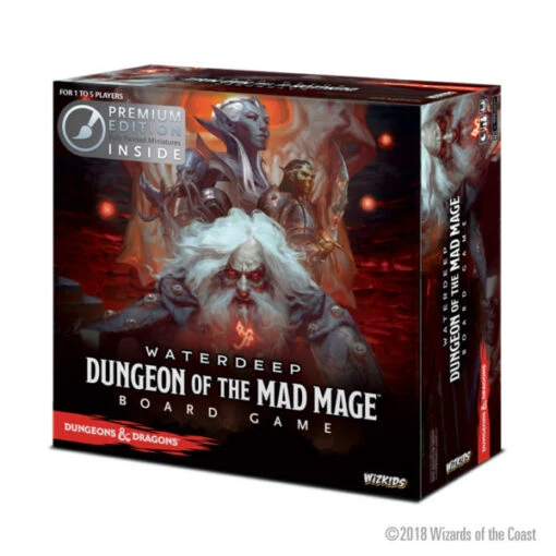 Wizkids Dungeons & Dragons: Dungeon Of The Mad Mage Adventure System Board Game [PREMIUM EDITION] -Bordspellen Winkel 897662130