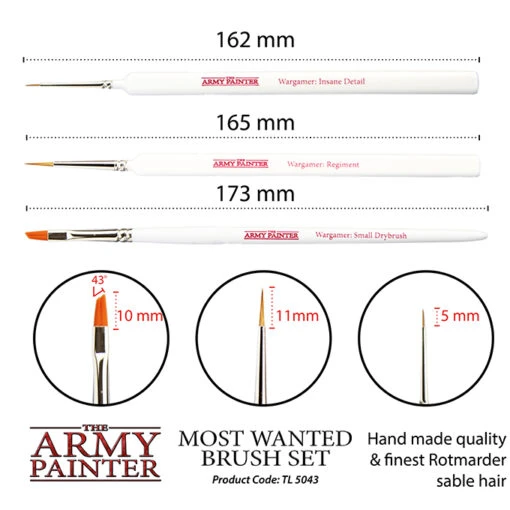Most Wanted Brush Set (The Army Painter) -Bordspellen Winkel 910069240