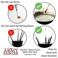 Most Wanted Brush Set (The Army Painter) -Bordspellen Winkel 910069250