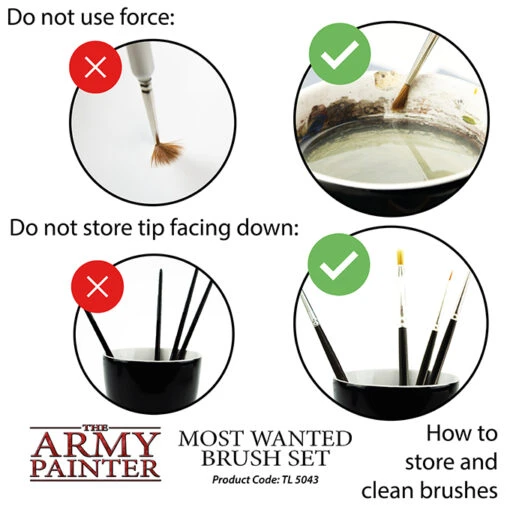 Most Wanted Brush Set (The Army Painter) -Bordspellen Winkel 910069250