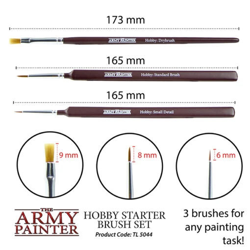 Hobby Brush Starter Set (The Army Painter) -Bordspellen Winkel 910082665