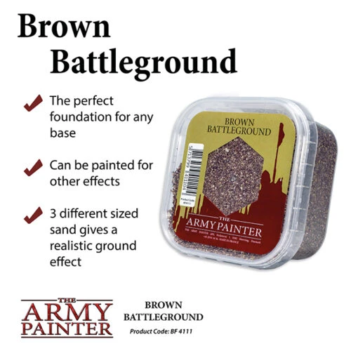 Basing: Brown Battleground (The Army Painter) -Bordspellen Winkel 910100065