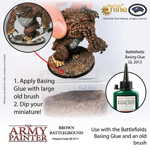 Basing: Brown Battleground (The Army Painter) -Bordspellen Winkel 910100075