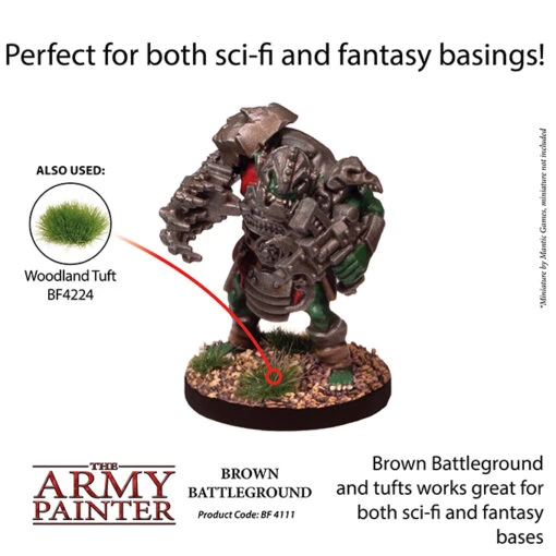 Basing: Brown Battleground (The Army Painter) -Bordspellen Winkel 910100080